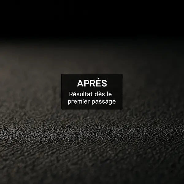 Sol après nettoyage parfaitement propre sans poussière ni poils après aspiration
