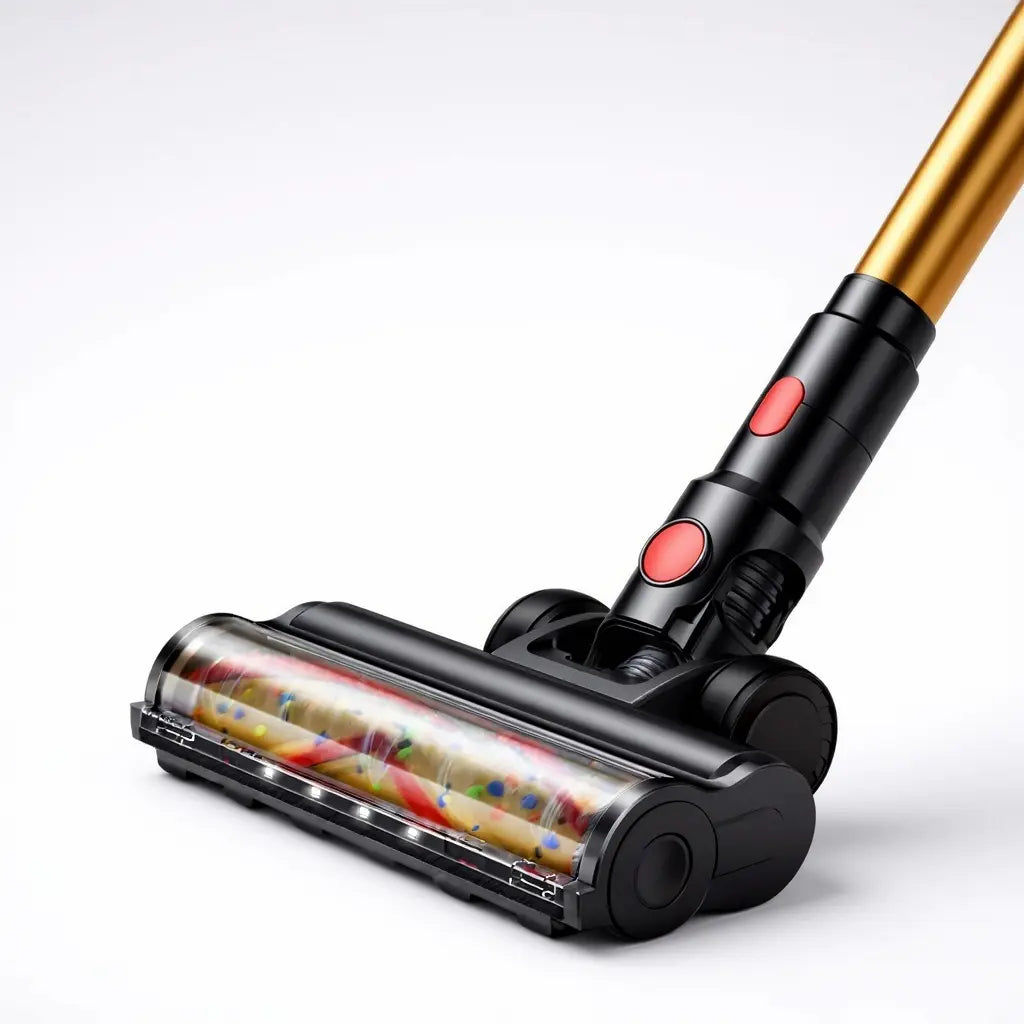 Brosse motorisée de l’aspirateur cyclonique sans fil BUTURE 600W pour tapis, moquettes et sols durs